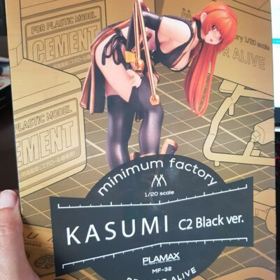 Dead Or Alive - Figurine 1/20 Plamax Mf-32 Minimum Factory Kasumi C2 Black Ver. 6 Cm